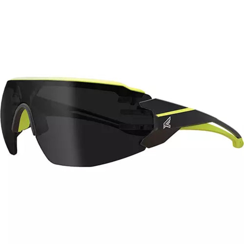 Edge (137) TV166VS Taven Blk Frame With Hi Vis Yellow Tpr Vapor Shield Smoke Lenses