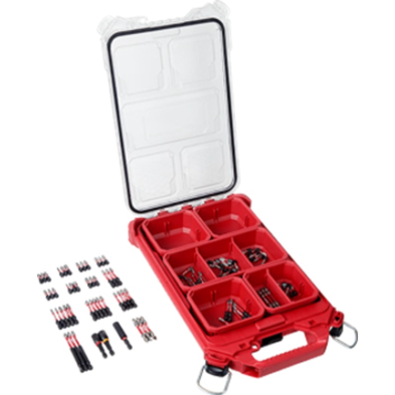 Milwaukee (366) 48-32-5156 100 Piece Shockwave set in Packout Case