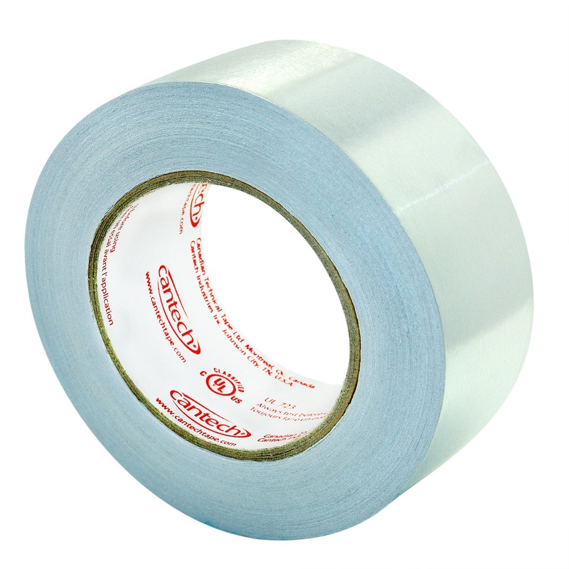 Cantech (111) 90-21-7290 72mm x 90m COLD APPLICATION ALUMINUM FOIL TAPE