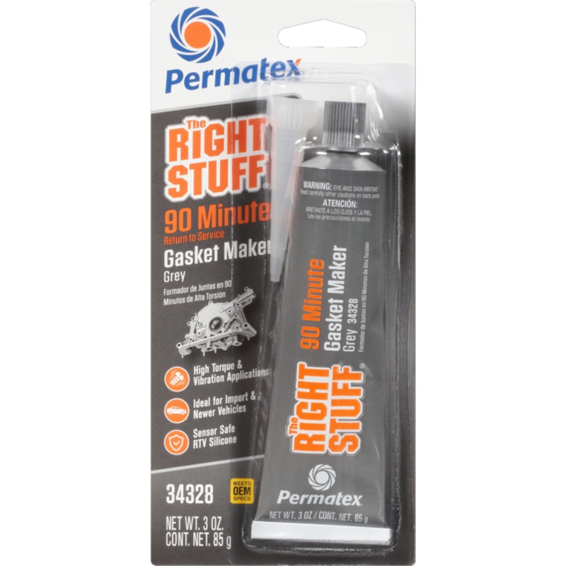 Permatex (610) 30872 PERMATEX THE RIGHT STUFF GREY 90 MINUTE GASKET MAKER, 3 OZ