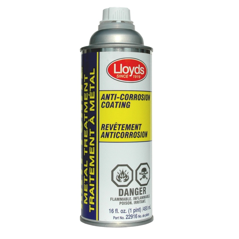 Lloyds Laboratories (947) 22916 Fast dry, heat resistant anti-corrosion primer metal treatment, 455 ml (16 oz.) liquid Satin Black