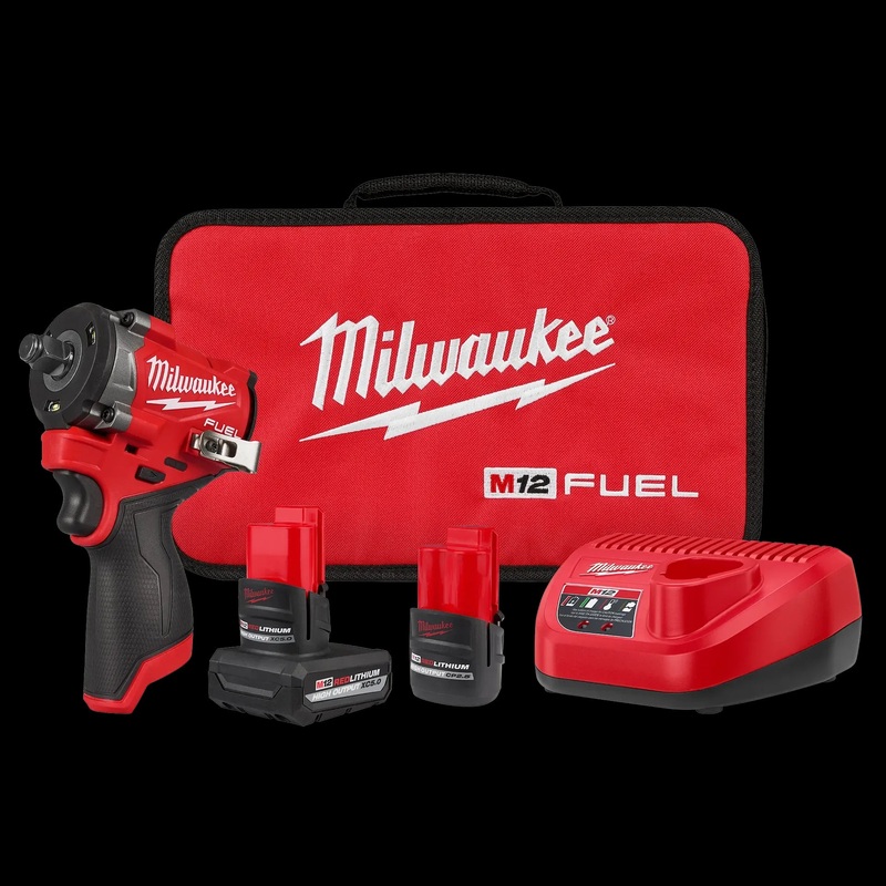 Milwaukee (366) 2563-22 M12 Fuel Stubby 1/2" Impact Wrench Kit