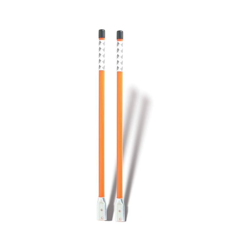 Buyers Products (577) 1308102 SAM Blade Guide Kit, Fluorescent Nylon Orange 1/2 x 24 Inch, Bolt-On Base-Replaces Snow-Way 96006002