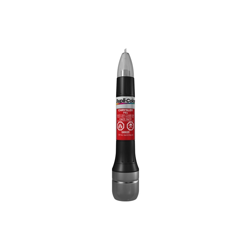 Sherwin Williams (435) CACC0419 Dupli-Color Scratch Fix All-in-1 Exact Match Automotive Touch-Up Paint, Poppy Red/Flame Red, 7.39 mL