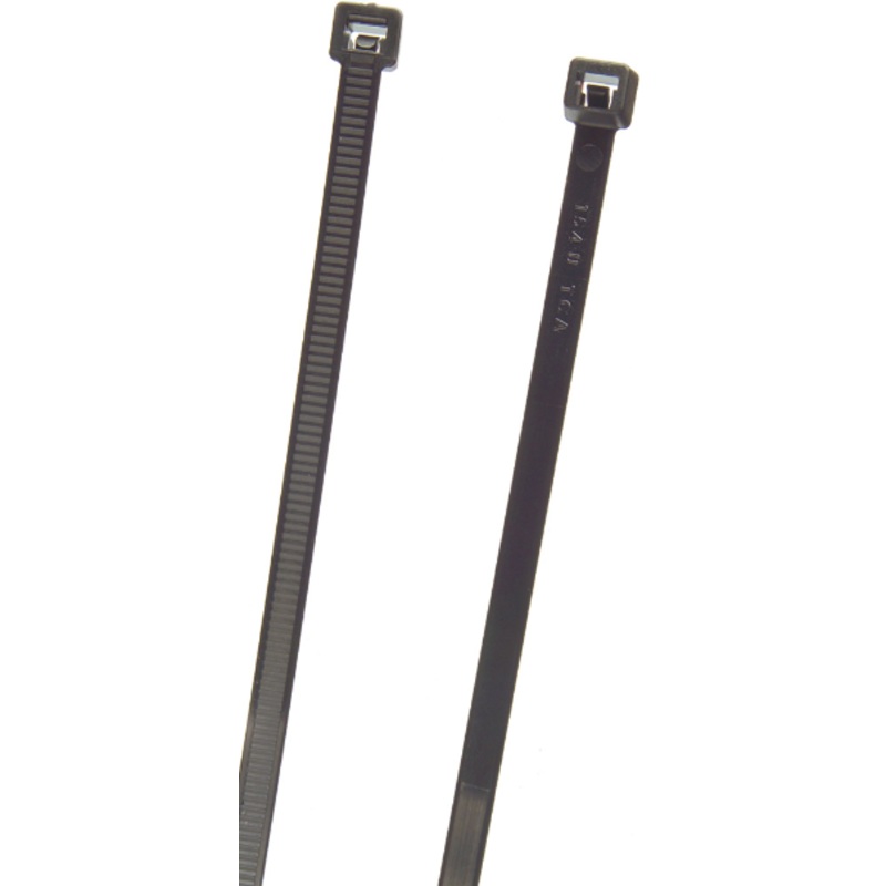 Grote (522) 83-6120 HEAVY DUTY TIE, BLACK, 24.6IN, 175 LB, PK 50