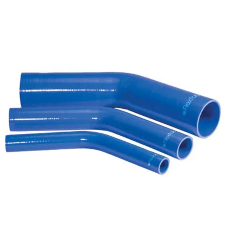 Flexfab (237) 7896-300 7896 BLUE 45deg SILICONE ELBOWS, 3 ID, 8.85 IN