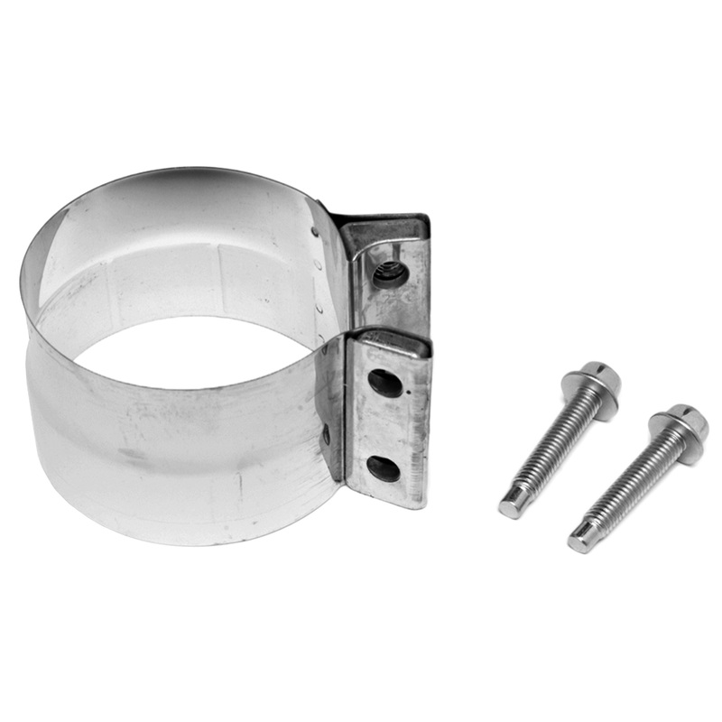 Walker (670) 33273 3 1/2" Walker Stainless Mega-Clamp Band Clamp/LAP JOINT. Connects OD to ID Pipes