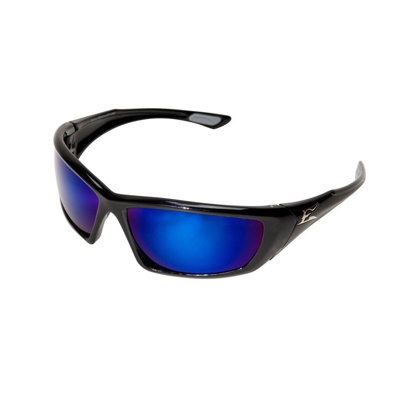 Edge (137) TXRAP418 Robson  Black / Polarized Aqua Precision Blue Mirror Lens