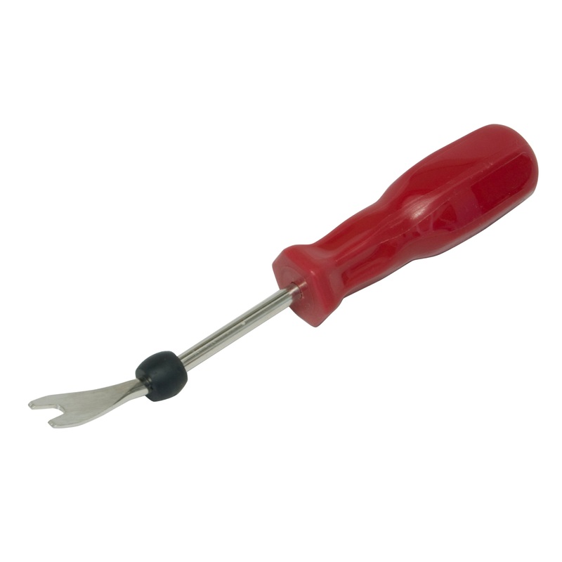 Lisle (371) 35260 Removes Plastic Hold-Down Fasteners. This tool quickly removes various types of