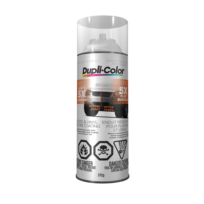 Sherwin Williams (435) CPRC100 Dupli-Color Plastic & Vinyl Restore Coating, Clear, 312 g