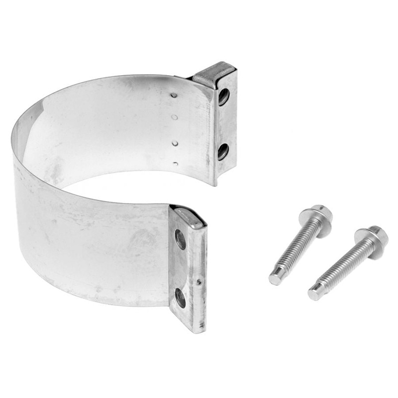 Walker (670) 33240 2 1/2" Walker Mega Stainless Band Clamp/Butt Joint. Connects OD to OD or ID to ID Pipes