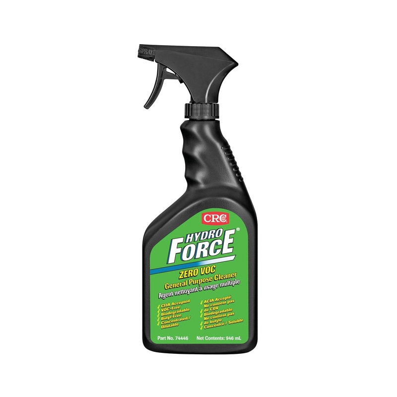 CRC (305) 74446 HydroForce Zero VOC General Purpose Cleaner, 946 Milliliters