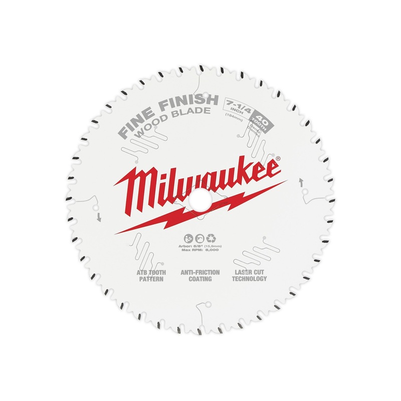 Milwaukee (366) 48-40-0726 Mil 48-40-0726-7-1/4" 40T Fine Finish Ci
