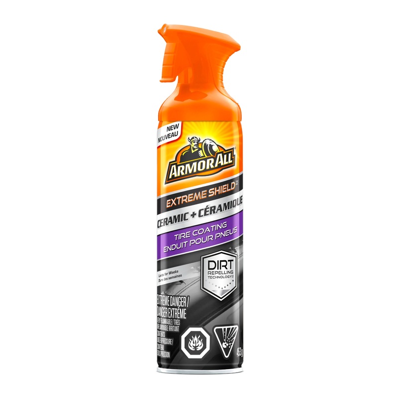 Armor All/STP (801) 19382 Armor All EXTREME SHIELDTM + CERAMIC TIRE COATING 510g - Formulated with hydrophobic Extreme Shield + Ceramic technology.