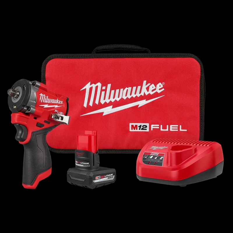 Milwaukee (366) 2562-21 Milwaukee M12 FUEL Stubby 3/8" Impact Wrench Kit