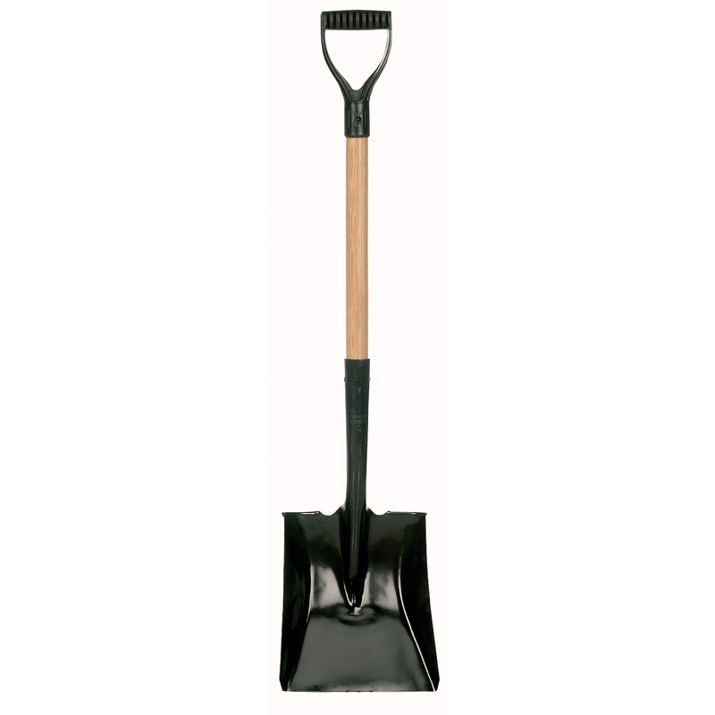 Garant (633) 80421 Square point shovel, wood handle, D-grip