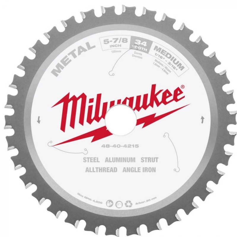 Milwaukee (366) 48-40-4215 5-7/8IN 34T METAL CSB,
