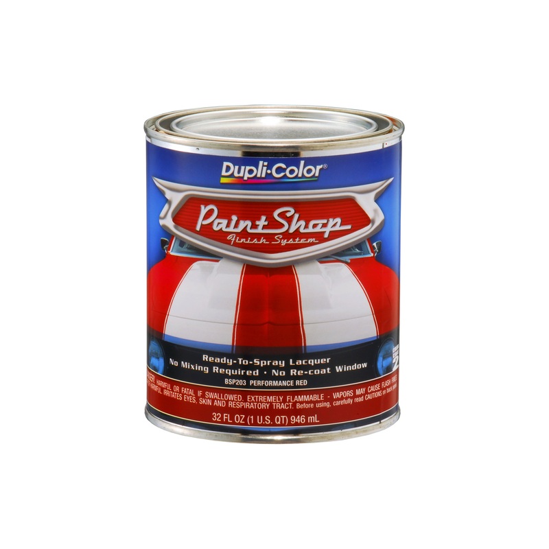 Sherwin Williams (435) CBSP203 Dupli-Color Color Shop Finish System, Performance Red, 946 mL