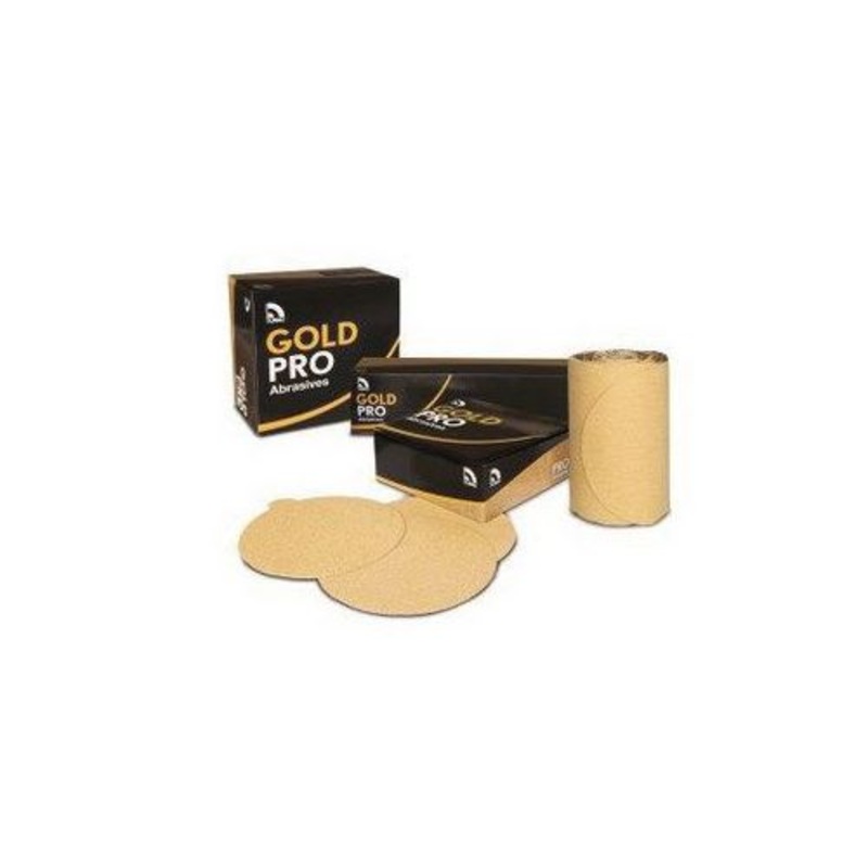 USC (133) 082418 6" velcro 600 grit gold paper