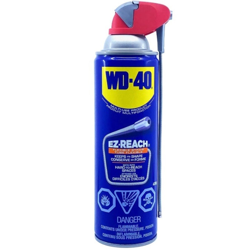 WD-40 (980) 01077 WD-40 Original Multi-Use Product EZ-Reach Multipurpose Spray Lubricant - 408g