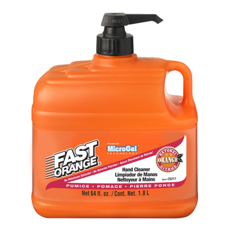 Permatex (610) 25217 PERMATEX FAST ORANGE PUMICE LOTION HAND CLEANER 1.89L JUG