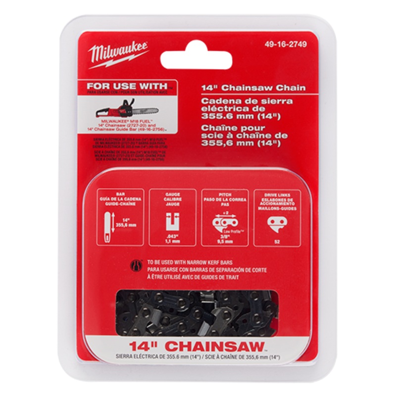 Milwaukee (366) 49-16-2749 14IN CHAINSAW CHAIN