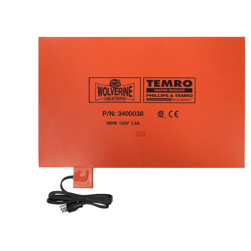 Phillips & Temro (810) 3400038 FLEX BATTERY WARMER 180W