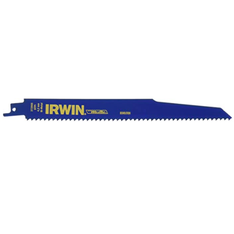 Irwin (928) 372966 Demolition Reciprocating Saw Blade - 9", 6 TPI