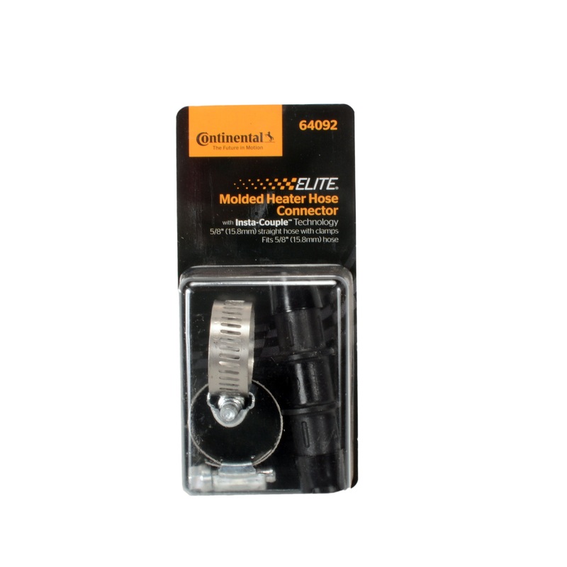 Continental (500) 64092 Continental Heater Hose Connector Kit 5/8" STRAIGHT W/CLAMPS