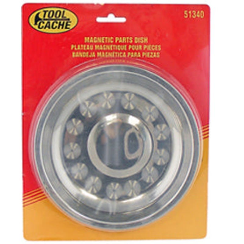 Dynaline (378) 51340 Magnetic Parts Dish, Tool Cache Red Table