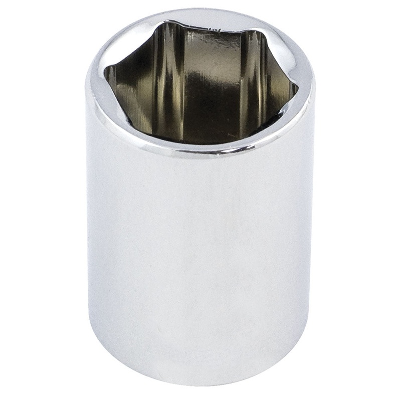 SureWerx (545) 670506 JET 1/4" DR x 6mm Regular Chrome Socket - 6 pt.