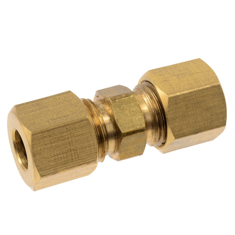 H. Paulin (680) 009-392 Dominion 1/4" Compression Union Brass 1Pcs