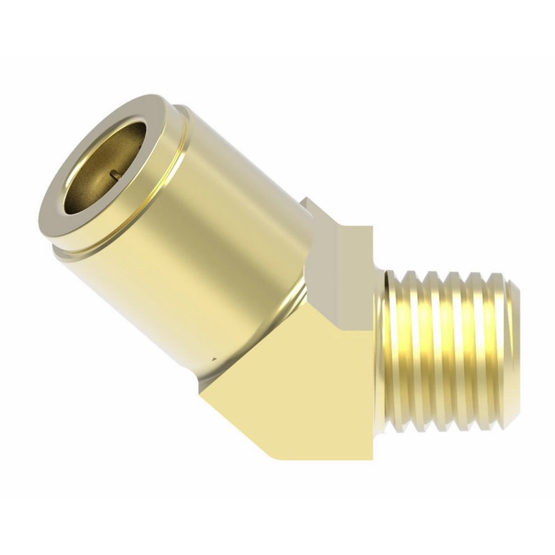 WHD (129) 1880X6 AIR BRAKE QC 3/8 TUBE X 1/4 MPT 45ELB