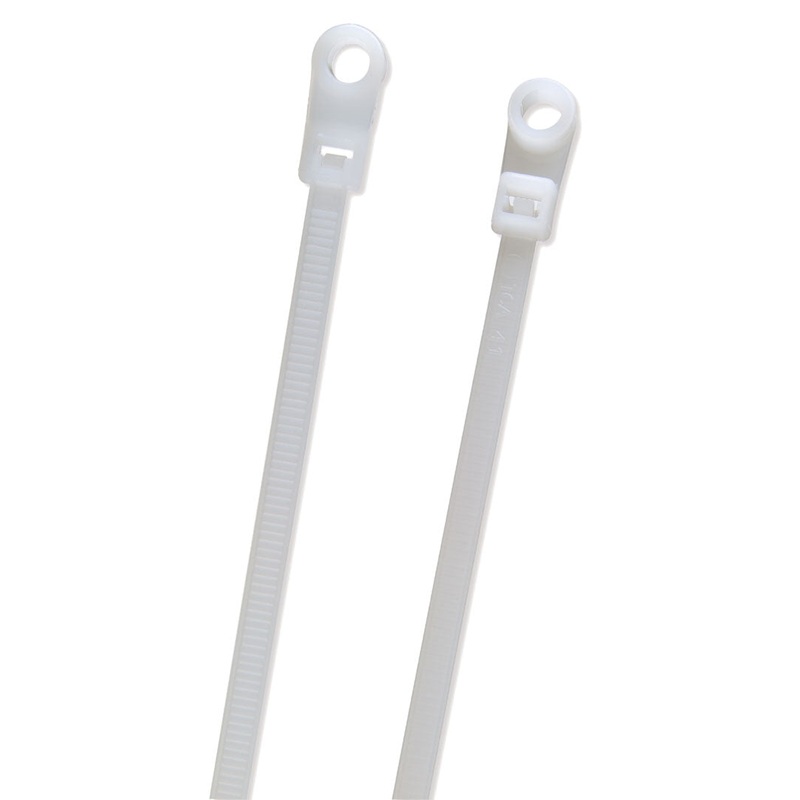 Grote (522) 85-6104 Nylon Cable Ties Screw Mount, 8" Length, 25 Pack