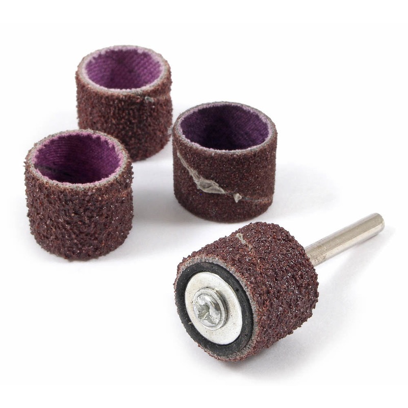 Forney (332) 60217 Sanding Drum Kit, 1/2 in x 1/2 in (5-Piece)