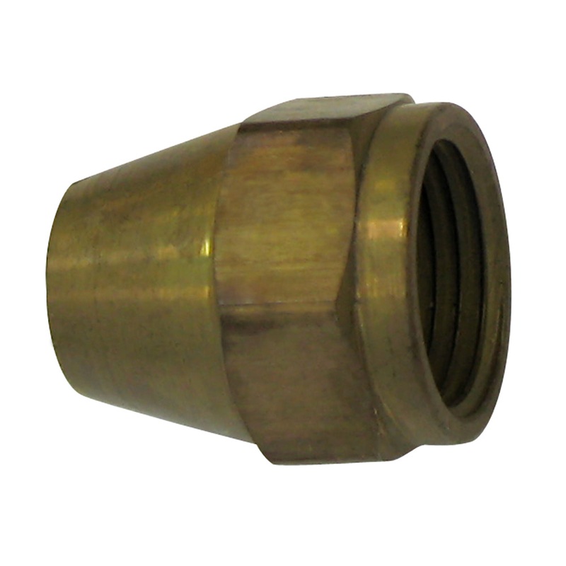 H. Paulin (680) 009-366 Dominion 1/4" x 3/4" Flare- short Brass 2Pcs