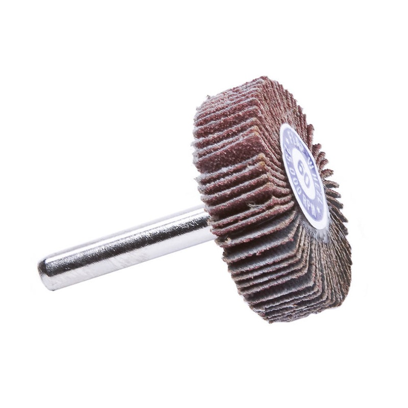 Forney (332) 71691 Flap Wheel, Shank Mounted, 1-1/2 in x 1/2 in