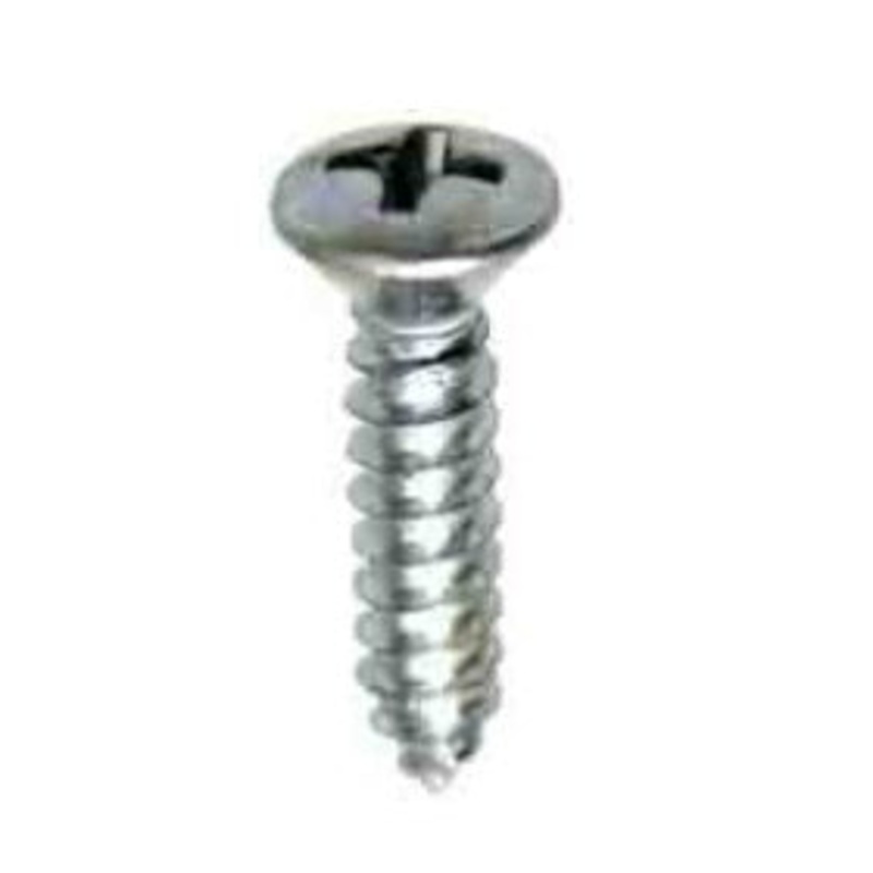 Geno Industries (112) 19-2359 15 Pack - No.8 X 3/4 PHILLIPS OVAL HEAD TAP SCREW ZINC