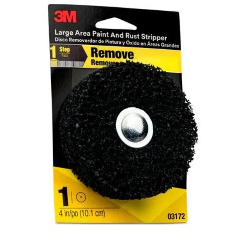 3M (815) 03172NA 3M Paint and Rust Stripper Grinding Disc with Shaft Built In, 3M Stock No. 7010363421