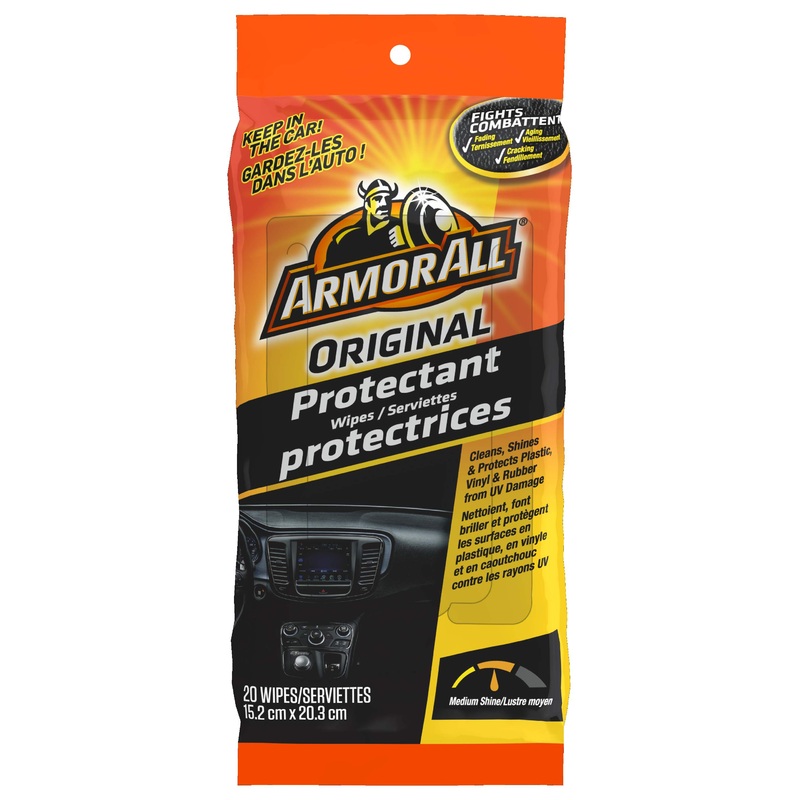 Armor All/STP (801) 18254 AA Original Protectant Wipes pouch 6/20 ct