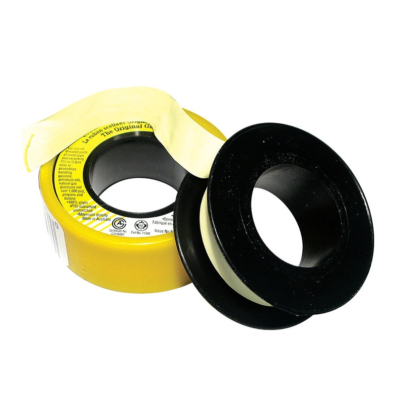 H. Paulin (680) 904-128 Dominion 1/2"x480" Teflon Tape Thread Sealant Yellow