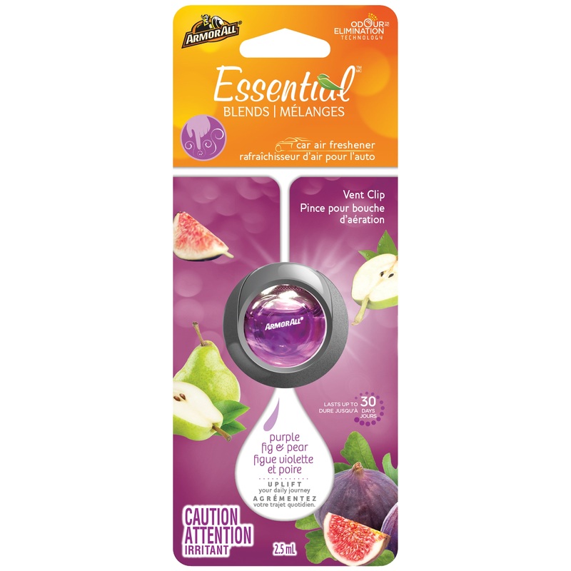 Armor All/STP (801) 18987 AA VENT CLIP PURPLE FIG & PEAR 24X2.5ML