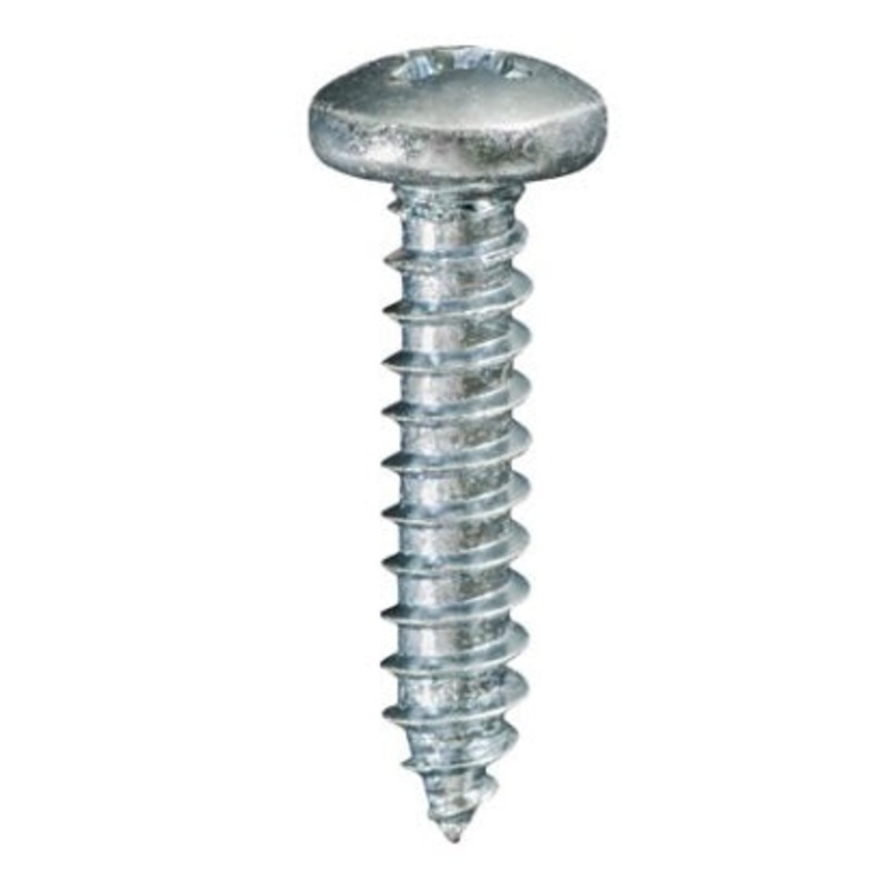 Geno Industries (112) 19-2365 12 Pack - No.8 X 3/4 PHILLIPS PAN HEAD TAP SCREW ZINC