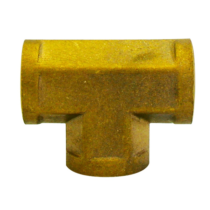 H. Paulin (680) 009-417 Dominion 1/8" Pipe tee Brass 1Pcs