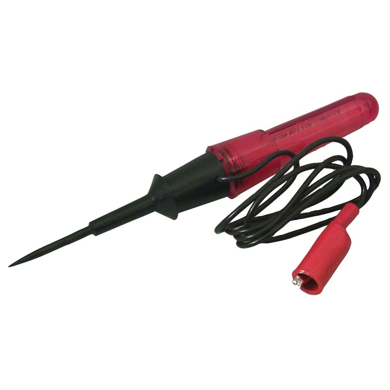 Lisle (371) 26250 Quick check both AC and DC current up to 12 volts with power on.