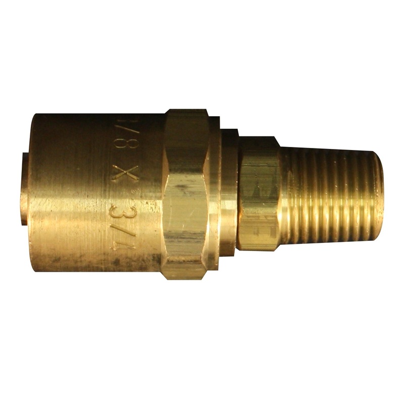 Milton (625) s-621 Milton S-621 1/4" MNPT 3/4" OD Reusable Hose End Fitting