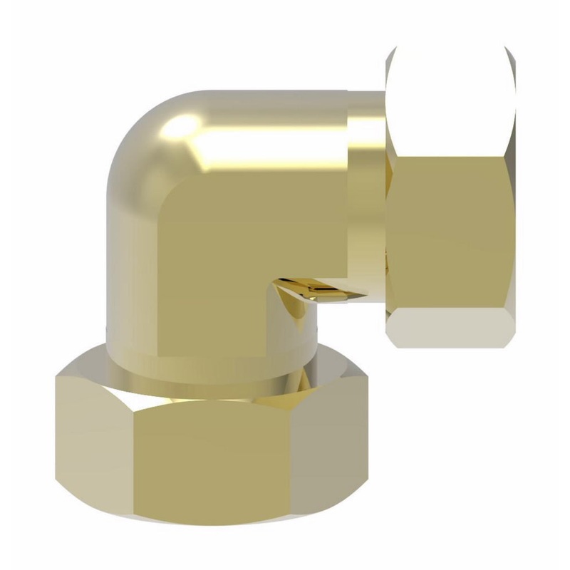 WHD (129) 1165X6 PUSH>CONN 3/8 TUBE UNION 90ELB