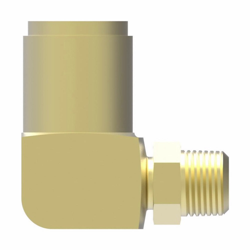 WHD (129) 1869X6X8S AIR BRAKE QC 3/8 TUBE X 1/2 MPT 90SWVL