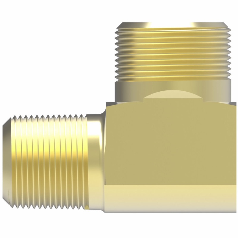 WHD (129) 55X8 SAE 45 FLARE 1/2 MALE UNION ELBOW