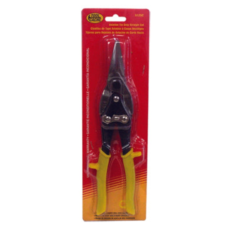 Dynaline (378) 51252 Straight Aviation Snips, Tool Cache Red Table